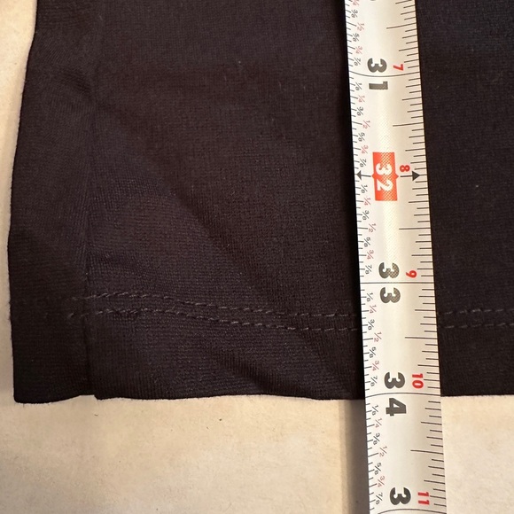 Brigitte Brianna Sexy Modest Size M Women’s Pants Black Wide Leg Zip Back - Picture 8 of 10